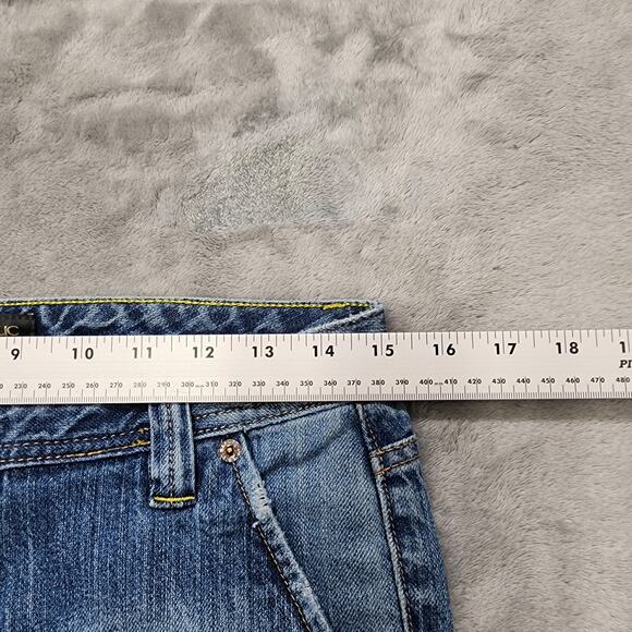 Vintage Y2K Banana Republic Jeans Womens 6 Blue Low Rise Crop Straight Stretch - Picture 9 of 13